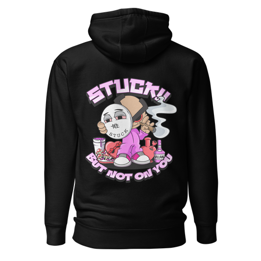 Stuck But Not On You Hoodie - Black
