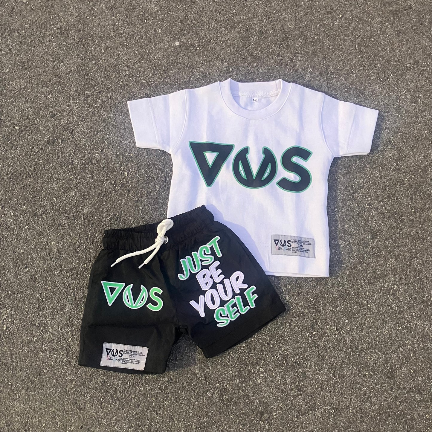 JBY Windbreaker Short Set (Celtics)