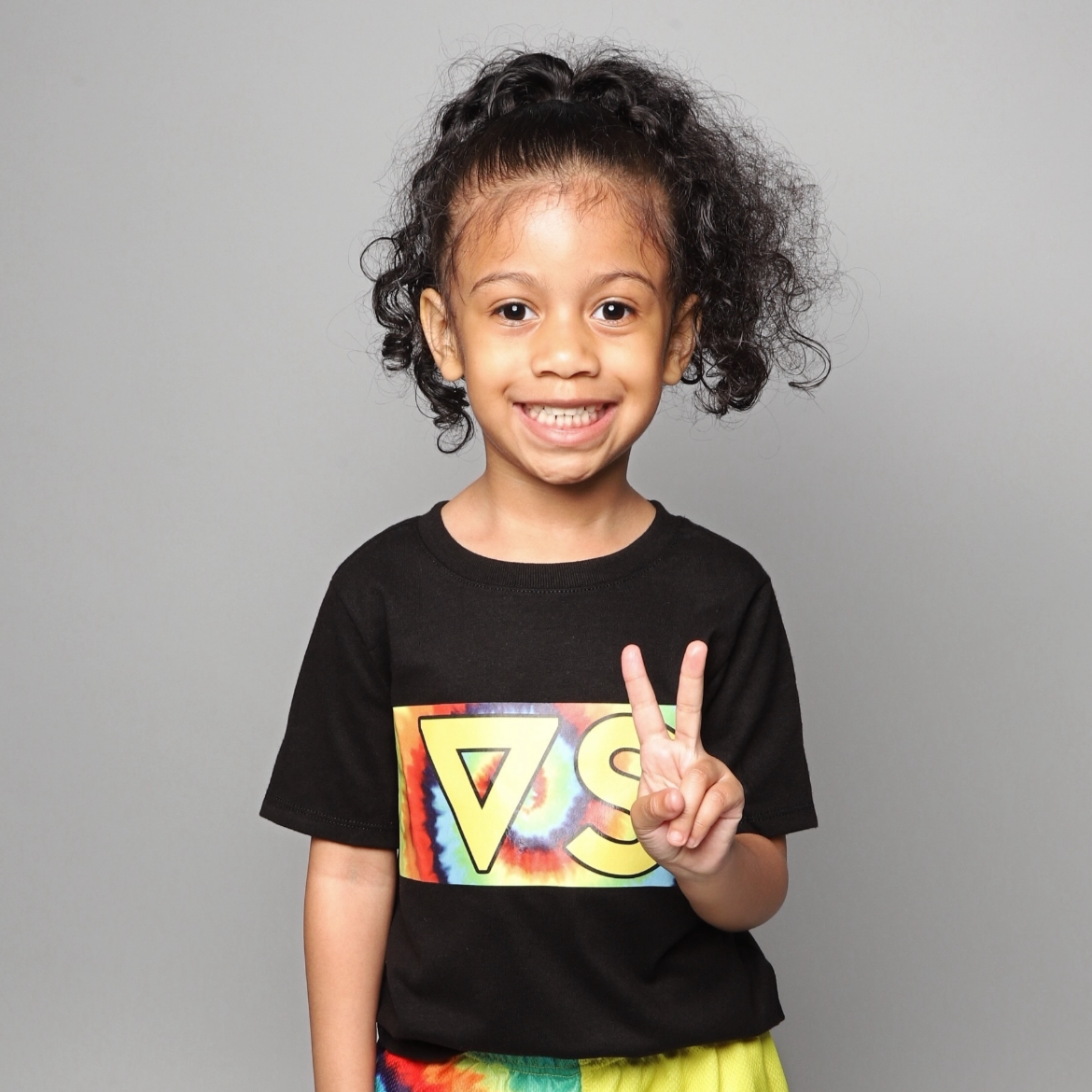 VS Tie-Dye Logo Mesh Short Set