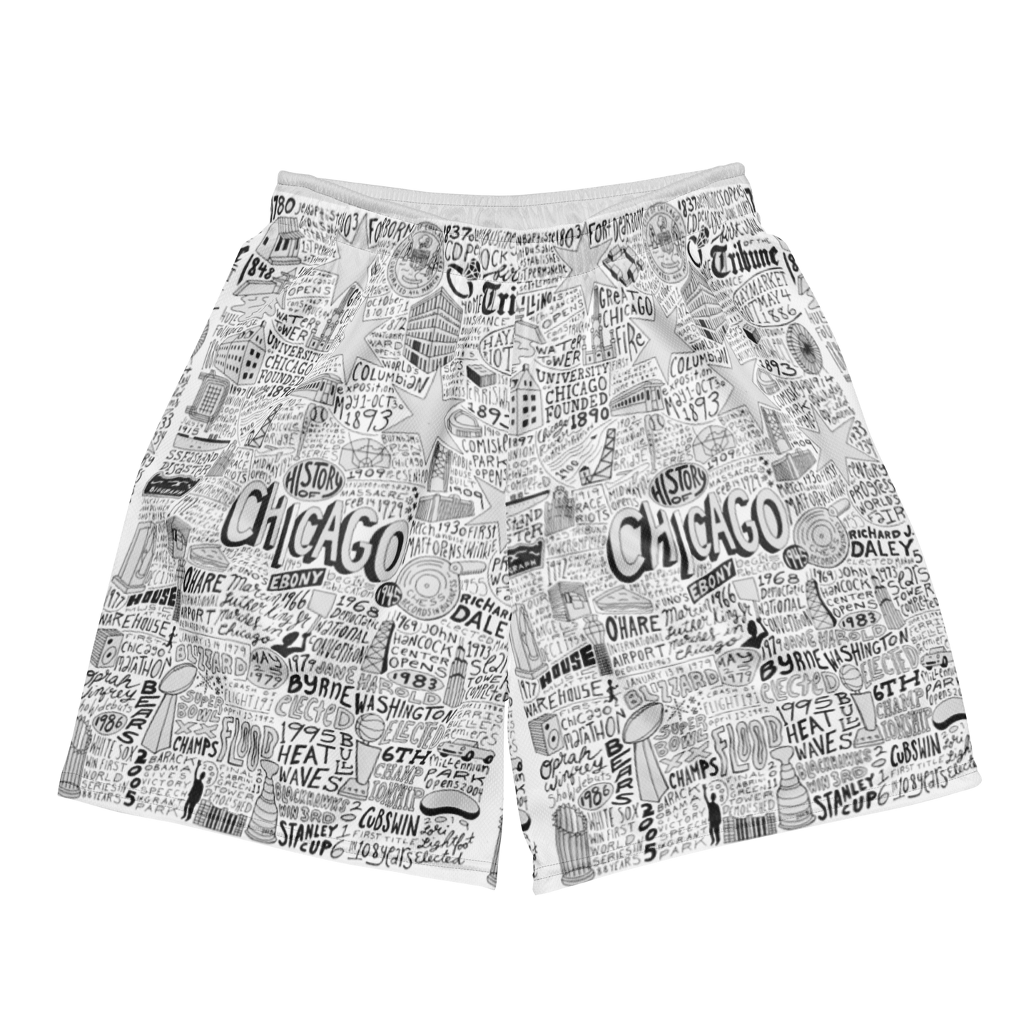 Read All About Chicago Shorts