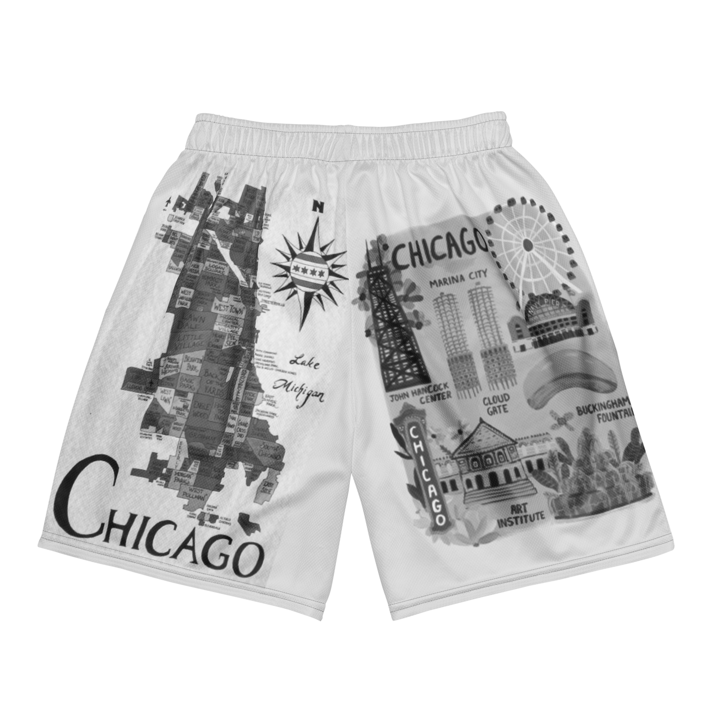 Read All About Chicago Shorts