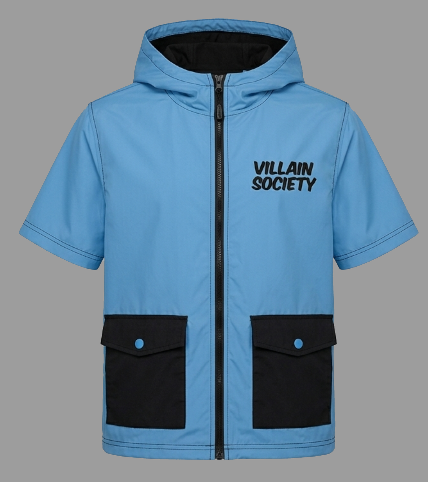 Villain Society Reversible Windbreaker Jacket “Blue Carolina”