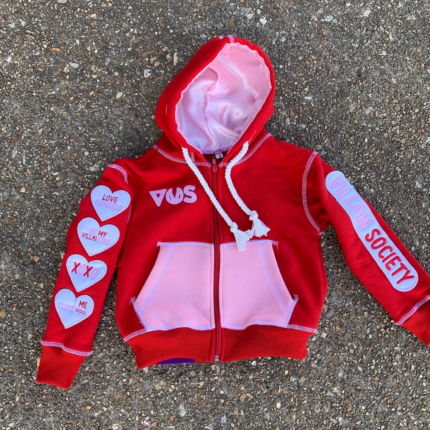 Villain University Hoodie - Valentine Edition - Red