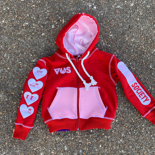 Villain University Hoodie - Valentine Edition - Red