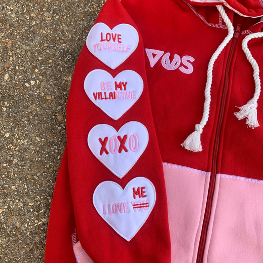 Villain University Hoodie - Valentine Edition - Red (Adults)