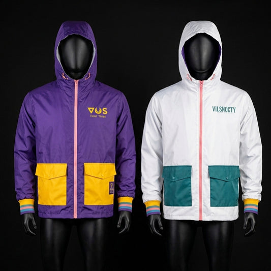 Vilnsocty Reversible Windbreaker Jacket