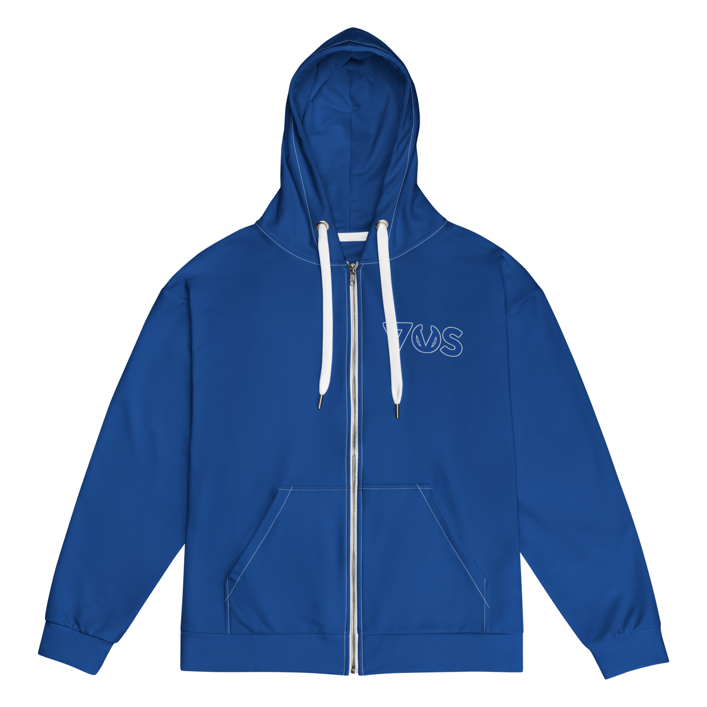 Just Be Yourself Windbreaker Short Set (Royal/White)