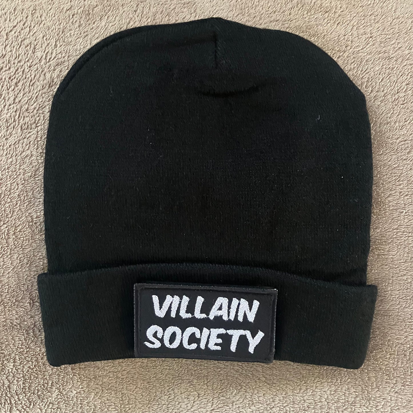 Changeable Patch Beanie - Villain Society (Soft Velcro)