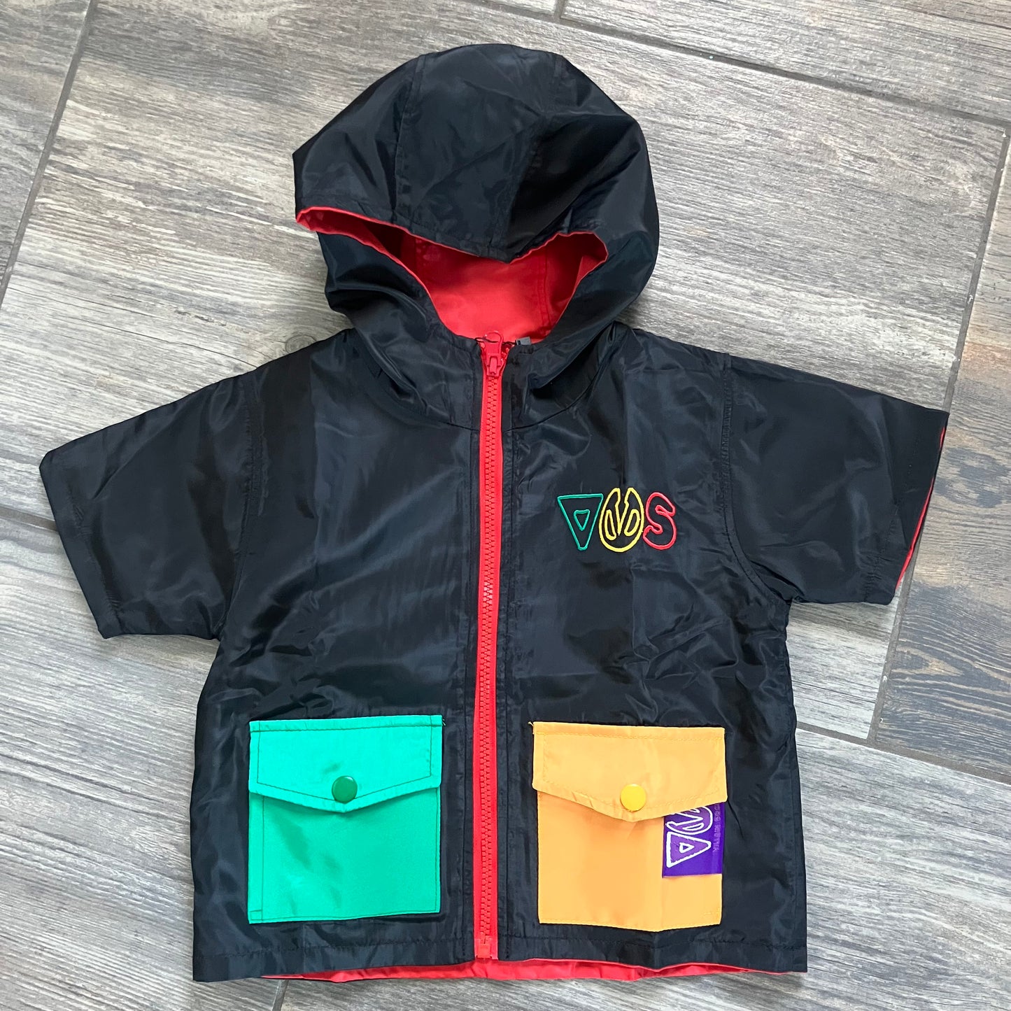 Villain Society Reversible Windbreaker Jacket “Color Block”