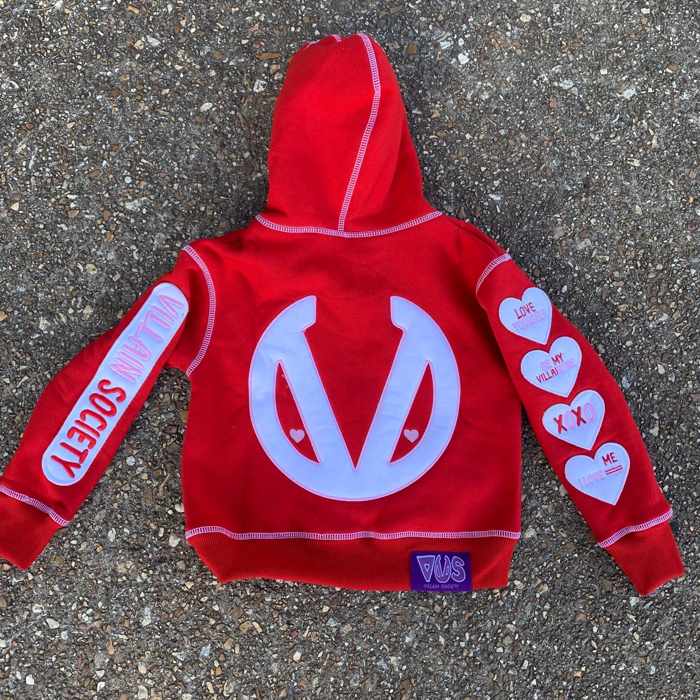 Villain University Hoodie - Valentine Edition - Red