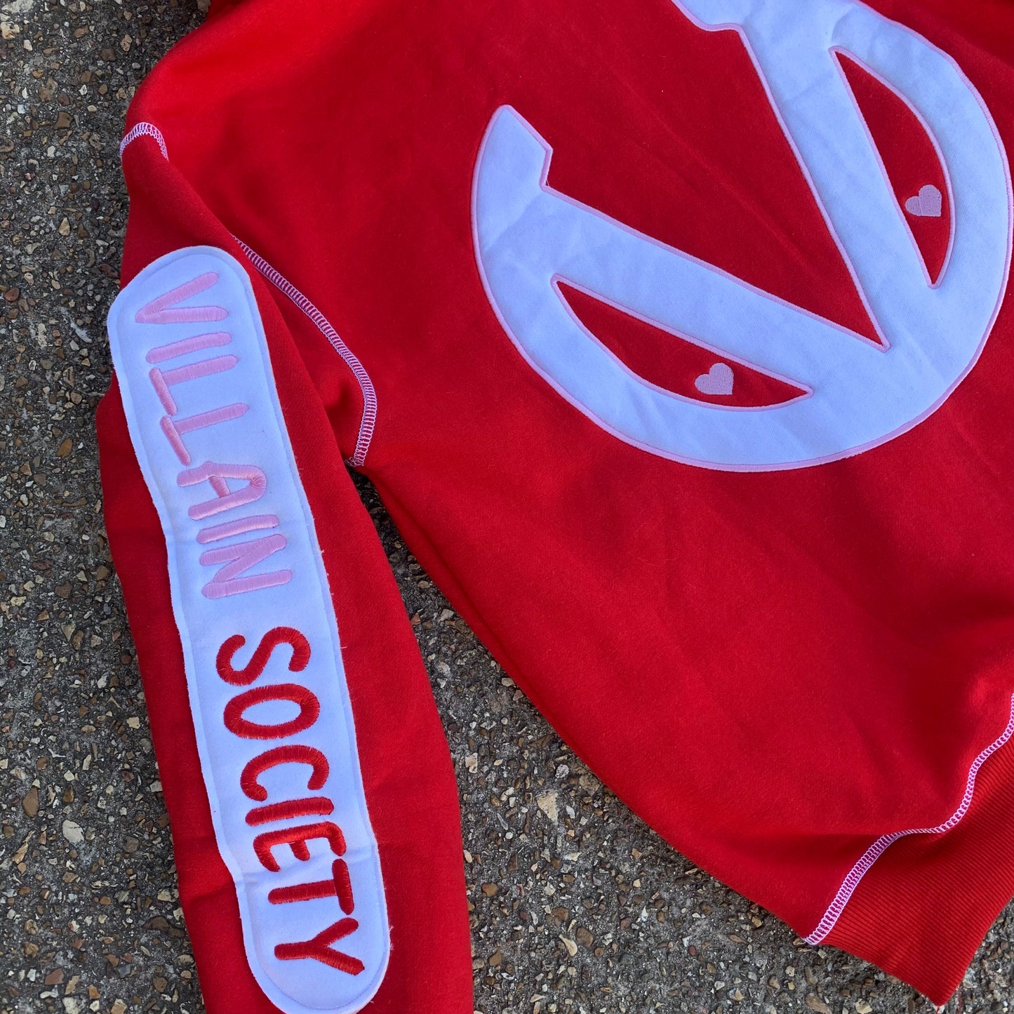 Villain University Hoodie - Valentine Edition - Red (Adults)