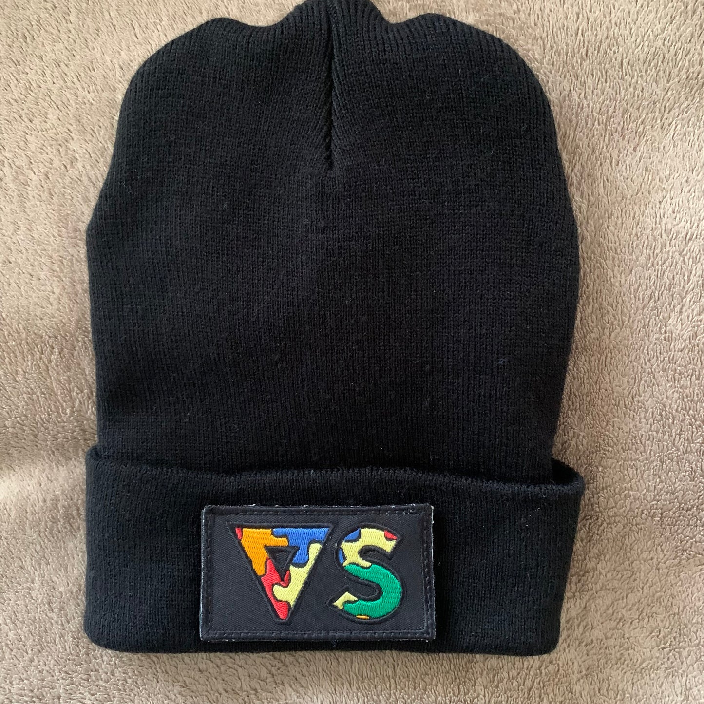 Changeable Patch Beanie - Blank (Strong Velcro)