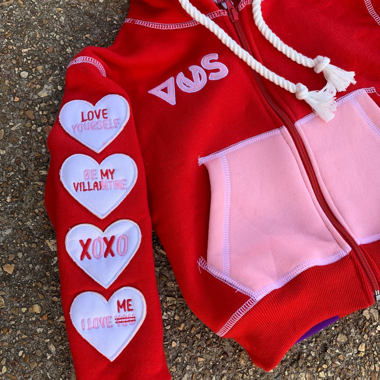 Villain University Hoodie - Valentine Edition - Red