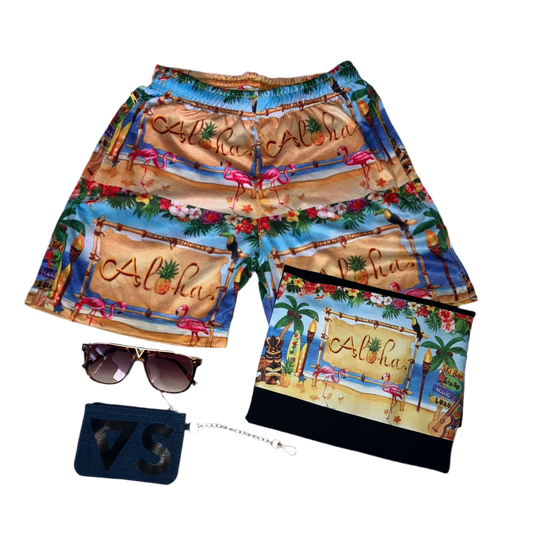 Hawaii Mesh Short