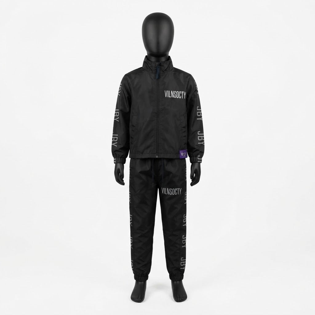 JBY Windbreaker Set - Black