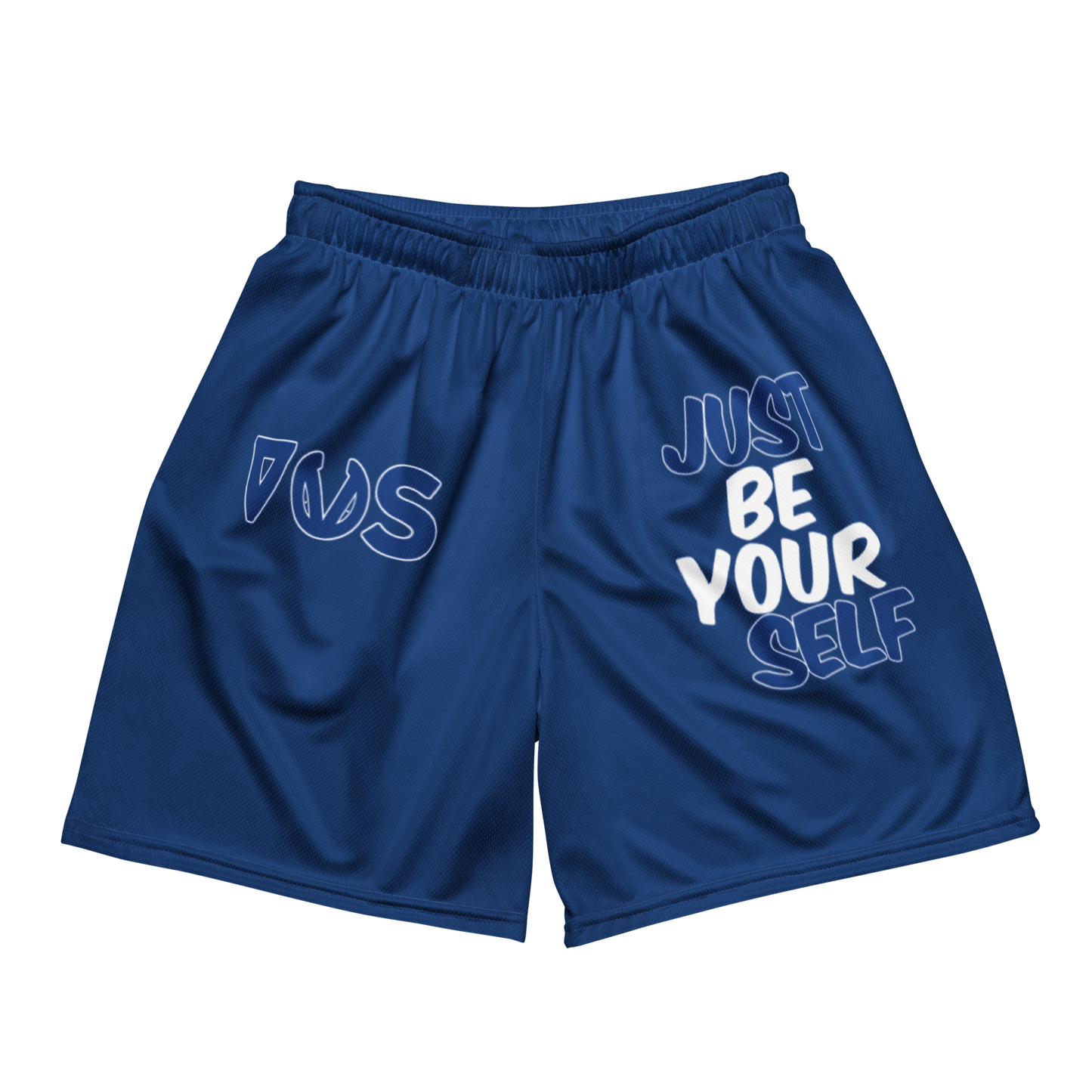 Just Be Yourself Windbreaker Short Set (Royal/White)