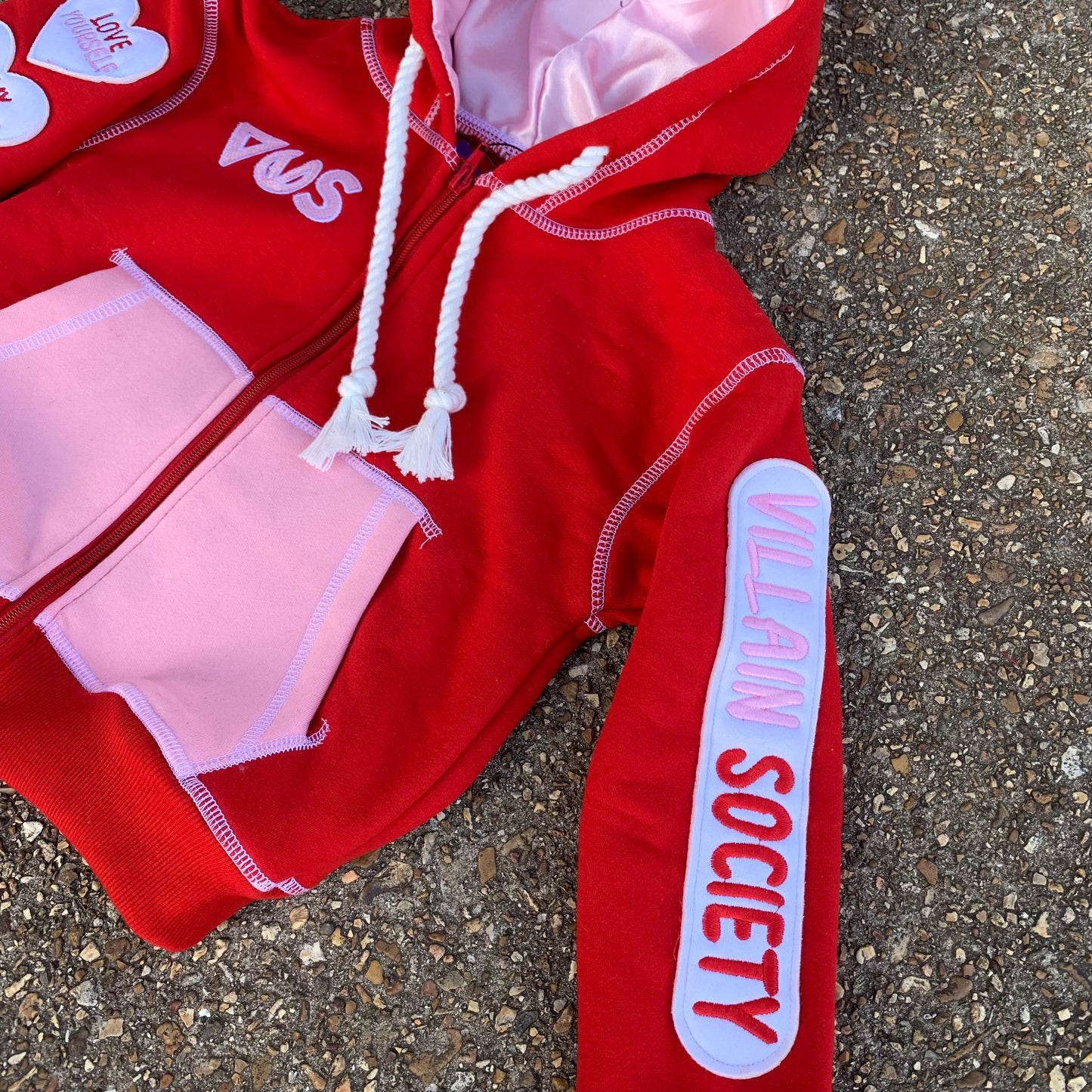 Villain University Hoodie - Valentine Edition - Red