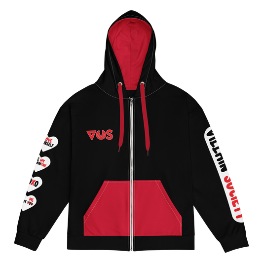 Villain University Hoodie - Valentine Edition - Black
