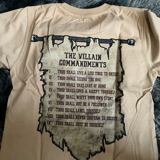 Villain Society Commandments Tee