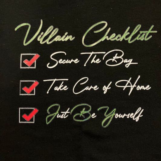 Villain Checklist Tee