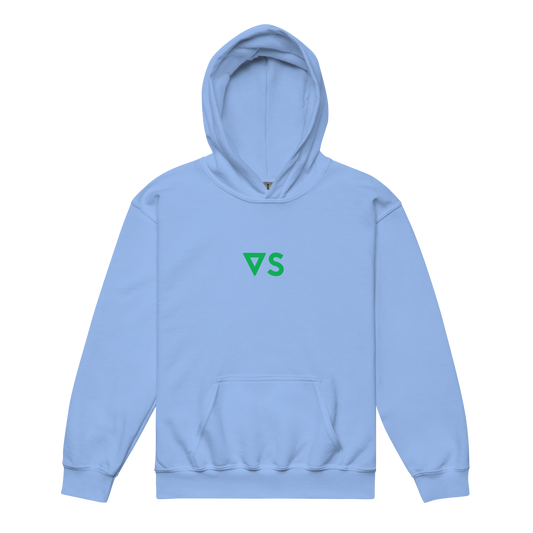 VS Green Logo Hoodie (Sky Blue)