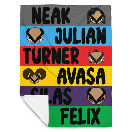 Meet The Vilns (MTV) Throw Blanket