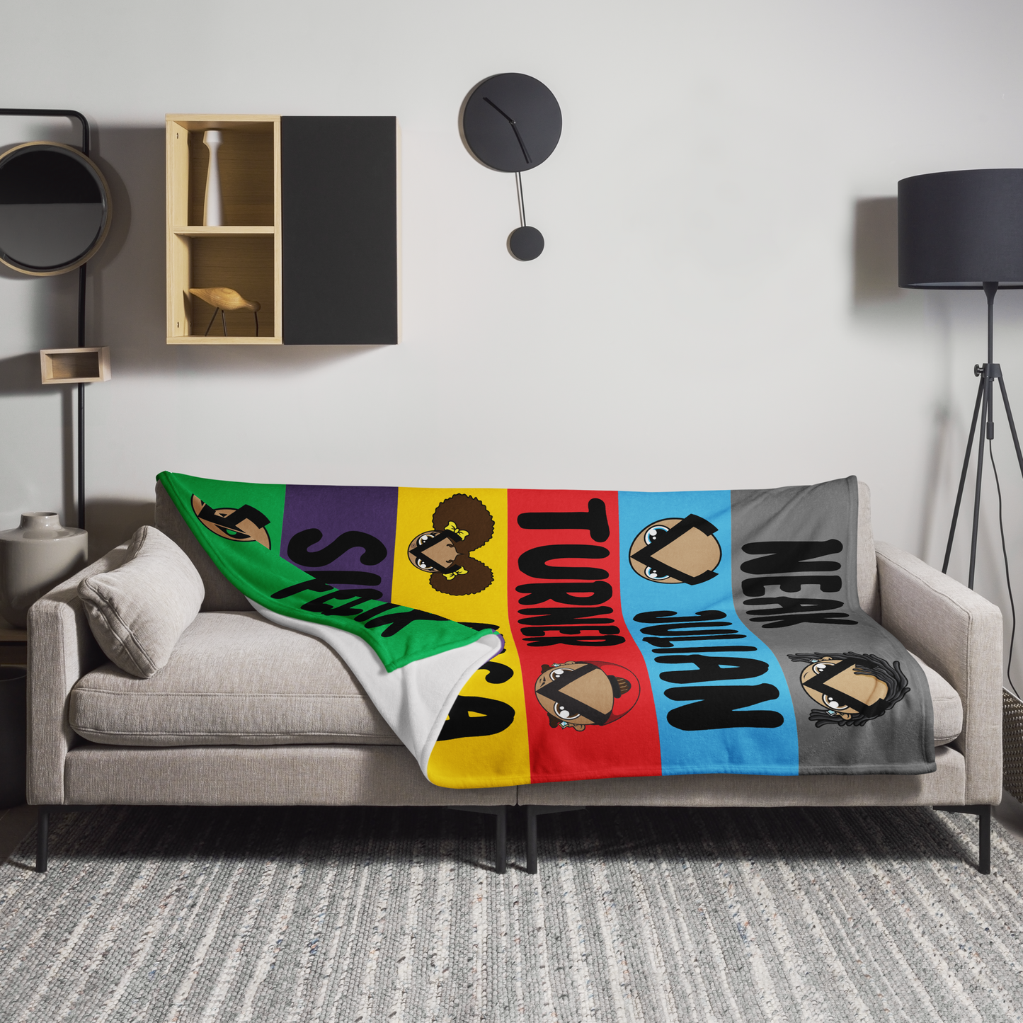 Meet The Vilns (MTV) Throw Blanket