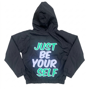 JBY Windbreaker Jacket - Black/Green