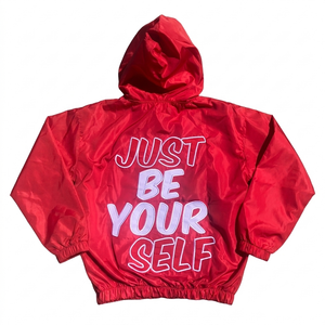 JBY Windbreaker Jacket - Red/White